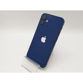 【中古】Apple ymobile 【SIMロック解除済み】 iPhone 12 mini 64GB ブルー MGAP3J/A【アリオ倉敷】保証期間１ヶ月【ランクC】