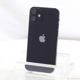 〔中古〕SoftBank iPhone12 mini 128GB ブラック MGDJ3J／A SoftBank 〔ネットワーク利用制限▲〕〔262-ud〕