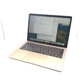 【中古】Apple MacBook Air 13インチ Corei5:1.6GHz 128GB ゴールド MREE2J/A (Late 2018)【千葉】保証期間1ヶ月【ランクA】