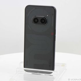 (中古)Nothing Nothing Phone (2a) 128GB ブラック A10400067 SIMフリー(349-ud)