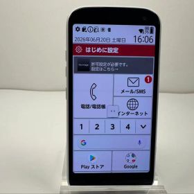 NTT docomo らくらくスマートフォン F-52B ホワイト