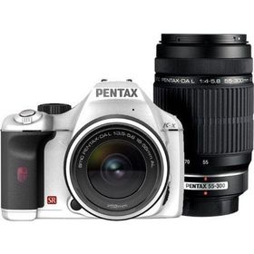 【中古】PENTAX デジタル一眼レフカメラ K-x ダブルズームキットホワイト