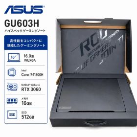 ☆【展示品・元箱あり】ASUS ROG Zephyrus M16 GU603HM 第11世代 Core i7-11800H メモリ16GB NVMe SSD 512GB Windows11＆Office搭載 初期設定済