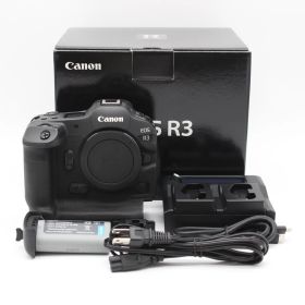 【良品】 ショット数36,500 Canon EOS R3 ボディ フルサイズ ミラーレスカメラ キヤノン JS129-02270