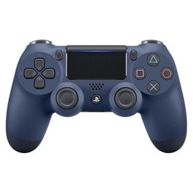 純正品 ワイヤレスコントローラー (DUALSHOCK 4) ミッドナイト・ブルー CUH-ZCT2J22