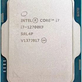 Intel Core i7-12700KF 12C 20T 3.6GHz to 5GHz Socket 1700 Alder Lake-S 10NM 25MB 125W Nov 2021