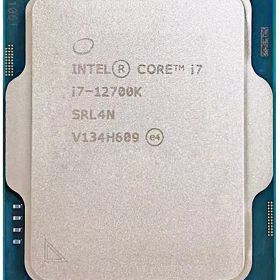 Intel Core i7-12700K 12C 20T 3.6GHz to 5GHz Socket 1700 Alder Lake-S 10NM 25MB 125W Nov 2021