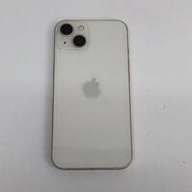 中古 【国内版SIMフリー】Apple iPhone13 6.1インチ 128GB (スターライト) MLND3J/A 147336 状態： B:良品