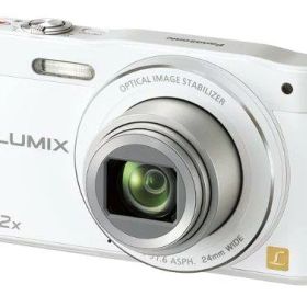 【中古】Panasonic デジタルカメラ ルミックス SZ8 光学12倍 ホワイト DMC-SZ8-W