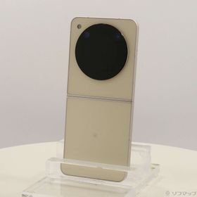 (中古)ZTE Libero Flip 128GB ゴールド A304ZT Y!mobile SIMフリー(262-ud)