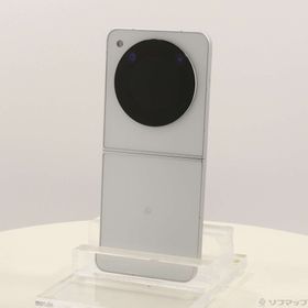 (中古)ZTE Libero Flip 128GB ホワイト YMLIBFLIP Y!mobile SIMフリー(349-ud)