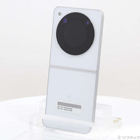 (中古)ZTE Libero Flip 128GB ホワイト YMLIBFLIP Y!mobile SIMフリー(295-ud)