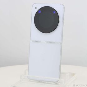 (中古)ZTE Libero Flip 128GB ホワイト YMLIBFLIP Y!mobile SIMフリー(196-ud)