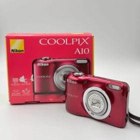【美品】Nikon COOLPIX A10 レッド デジタルカメラ ジャンク