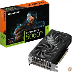 【10日最大2000円クーポン】GIGABYTE GeForce RTX 5060 Ti WINDFORCE MAX OC 16G グラフィックスカード、16GB 128ビットGDDR7、PCIe 5.0、WINDFORCE冷却システム、GV-N506TWF2MAX OC-16GD ビデオカード。