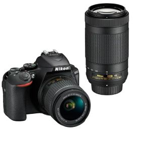 【新品】【即納】Nikon ニコン D5600 ダブルズームキット 一眼レフ カメラ 高性能レンズ 「AF-P DX NIKKOR 18-55mm f/3.5-5.6G VR」「AF-P DX NIKKOR 70-300mm f/4.5-6.3G ED VR」 写真 camera 趣味 プレゼント 贈り物 クリスマス