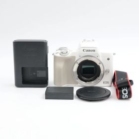 ■シャッター数9000枚！極上品■ Canon EOS Kiss M2 ボディ ホワイト ミラーレス一眼カメラ キヤノン