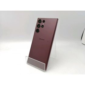 【中古】SAMSUNG docomo 【SIMフリー】 Galaxy S22 Ultra バーガンディ 12GB 256GB SC-52C【ECセンター】保証期間１ヶ月【ランクC】