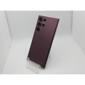 【中古】SAMSUNG docomo 【SIMフリー】 Galaxy S22 Ultra バーガンディ 12GB 256GB SC-52C【新橋烏森通り】保証期間１ヶ月【ランクC】
