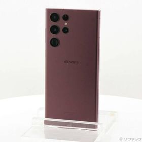 〔中古〕SAMSUNG(サムスン) Galaxy S22 Ultra 256GB バーガンディ SC-52C docomo SIMフリー〔348-ud〕