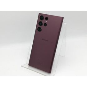 【中古】SAMSUNG docomo 【SIMフリー】 Galaxy S22 Ultra バーガンディ 12GB 256GB SC-52C【中野】保証期間１ヶ月【ランクB】