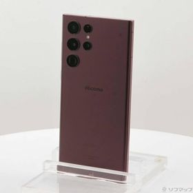 〔中古〕SAMSUNG(サムスン) Galaxy S22 Ultra 256GB バーガンディ SC-52C docomo SIMフリー〔198-ud〕