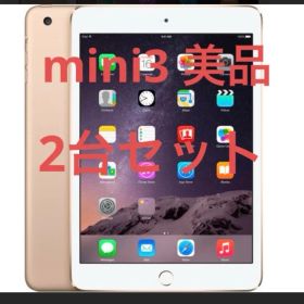 iPad mini 3 16GB キャリア KDDI 2台セット