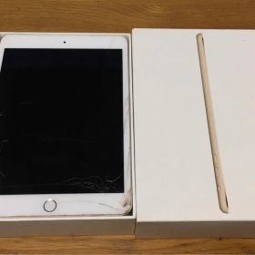 Apple iPad mini 3 Cellular 64GBゴールド 画面ひび