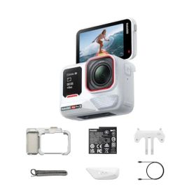 Insta360 Ace Pro 2 限定モデル アークティックホワイト ? ストリート撮影キット ムーンライトシルバー｜8Kカメラ｜Leica共同開発 1/1.3インチセンサー｜デュアルAIチップ 低照度性能｜フリップスクリーン＆AI編集対応
