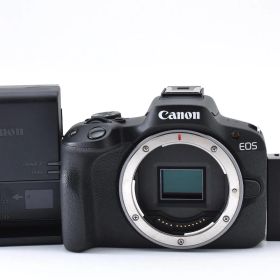 ★現状品★ キヤノン CANON EOS R50 ボディ ブラック ミラーレス一眼 液晶表示難あり 外観良好 ★ #8915