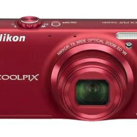 【中古】 NikonデジタルカメラCOOLPIX S6100 スーパーレッド S6100RD