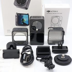 ボーナスストア+5％【美品】DJI Action 2 Dual Screen Combo AC2DSC アクションカメラ アクション2 デュアルスクリーンコンボ ウェアラブルカメラ 本体