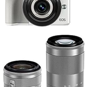 【中古】（非常に良い）Canon ミラーレス一眼カメラ EOS M3(ホワイト)・クリエイティブマクロ トリプルレンズキット EOSM3WH-CMTLK
