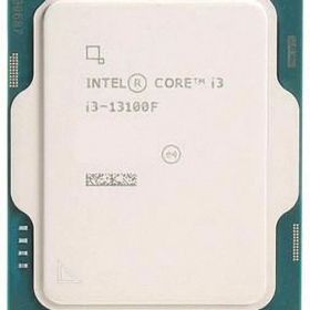 Intel Core i3-13100F 4C 8T 3.4GHz to 4.5GHz Socket 1700 Raptor Lake-S 10NM 12MB 58W Jan 2023