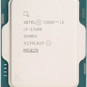 Intel Core i3-13100 4C 8T 3.4GHz to 4.5GHz Socket 1700 Raptor Lake-S 10NM 12MB 60W Jan 2023