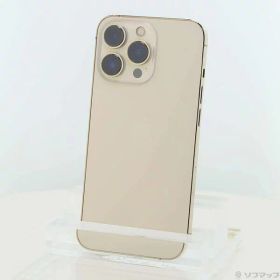 【中古】Apple(アップル) iPhone13 Pro 128GB ゴールド MLUH3J／A SIMフリー 【344-ud】