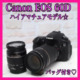 ✨️Canon EOS 60D✨️超望遠レンズ付ダブルレンズ ❤️ハイアマチュアモデル