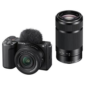 《新品》SONY (ソニー) VLOGCAM ZV-E10 II ダブルズームレンズキット ZV-E10M2X B ブラック[ ミラーレス一眼カメラ | デジタル一眼カメラ | デジタルカメラ ]【KK9N0D18P】