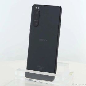 【中古】SONY(ソニー) Xperia 5 II 128GB ブラック SO-52A docomoロック解除SIMフリー 【349-ud】