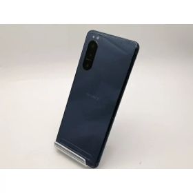 【中古】SONY au 【SIMロック解除済み】 Xperia 5 II ブルー 8GB 128GB SOG02【大須2】保証期間1ヶ月【ランクC】