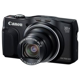 【中古】Canon デジタルカメラ Power Shot SX700 HS ブラック 光学30倍ズーム PSSX700HS(BK)