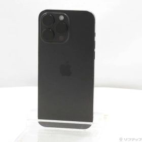 ソフマップ 〔中古品〕 iPhone15 Pro Max 256GB ブラックチタニウム MU6P3J／A SIMフリー【295】