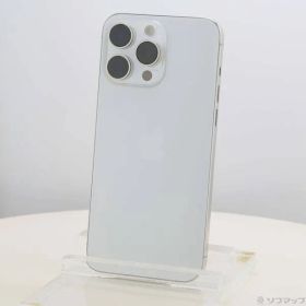 ソフマップ 〔中古品〕 iPhone15 Pro Max 512GB ホワイトチタニウム MU6V3J／A SIMフリー【258】