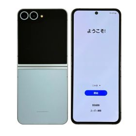 【中古】 SAMSUNG Galaxy Z Flip6 SCG29 Blue ブルー au 256GB SIMロック解除済 白ロム 本体