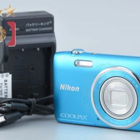 【中古】Nikon ニコン COOLPIX S3500 オリエンタルブルー コンパクトデジタルカメラ