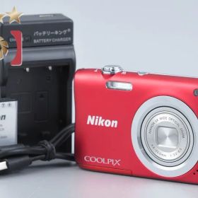 【中古】Nikon ニコン COOLPIX A100 レッド コンパクトデジタルカメラ