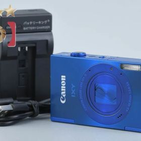 【中古】Canon キヤノン IXY 3 ブルー コンパクトデジタルカメラ