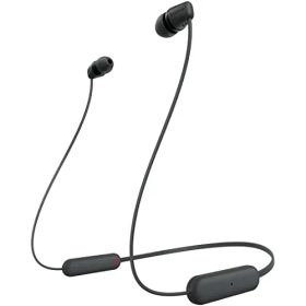 ソニー(SONY) ワイヤレスイヤホン WI-C100:Bluetooth対応/25時間スタミナ/IPX4防滴/DSEE搭載 ブラック WI-C100 BZ 小e