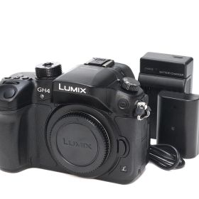 AA- (極上品) Panasonic パナソニック LUMIX DMC-GH4 ボディ シャッター数 2,344枚 初期不良返品対応 77-184