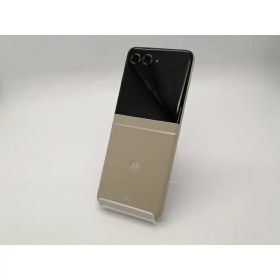 【未使用】MOTOROLA SoftBank 【SIMフリー】 motorola razr 50s サンドクリーム 8GB 256GB A403MO【広島本通】保証期間3ヶ月